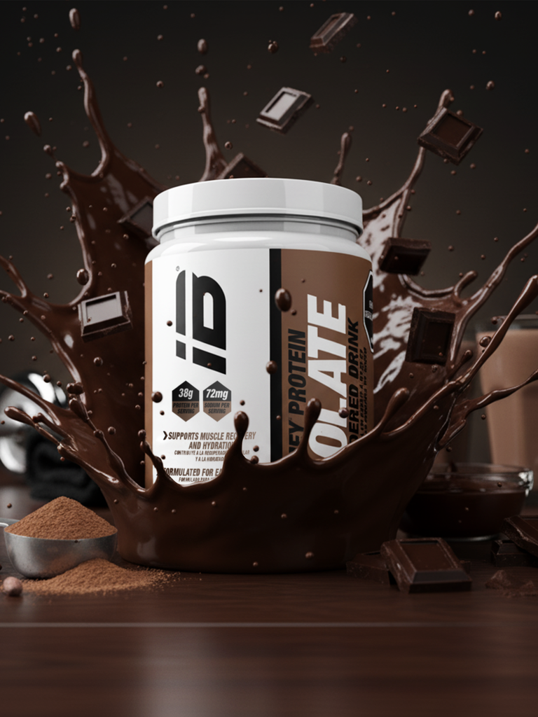 WHEY PROTEIN ISOLATE IBSPORTS  x 600 G SABOR CHOCOLATE