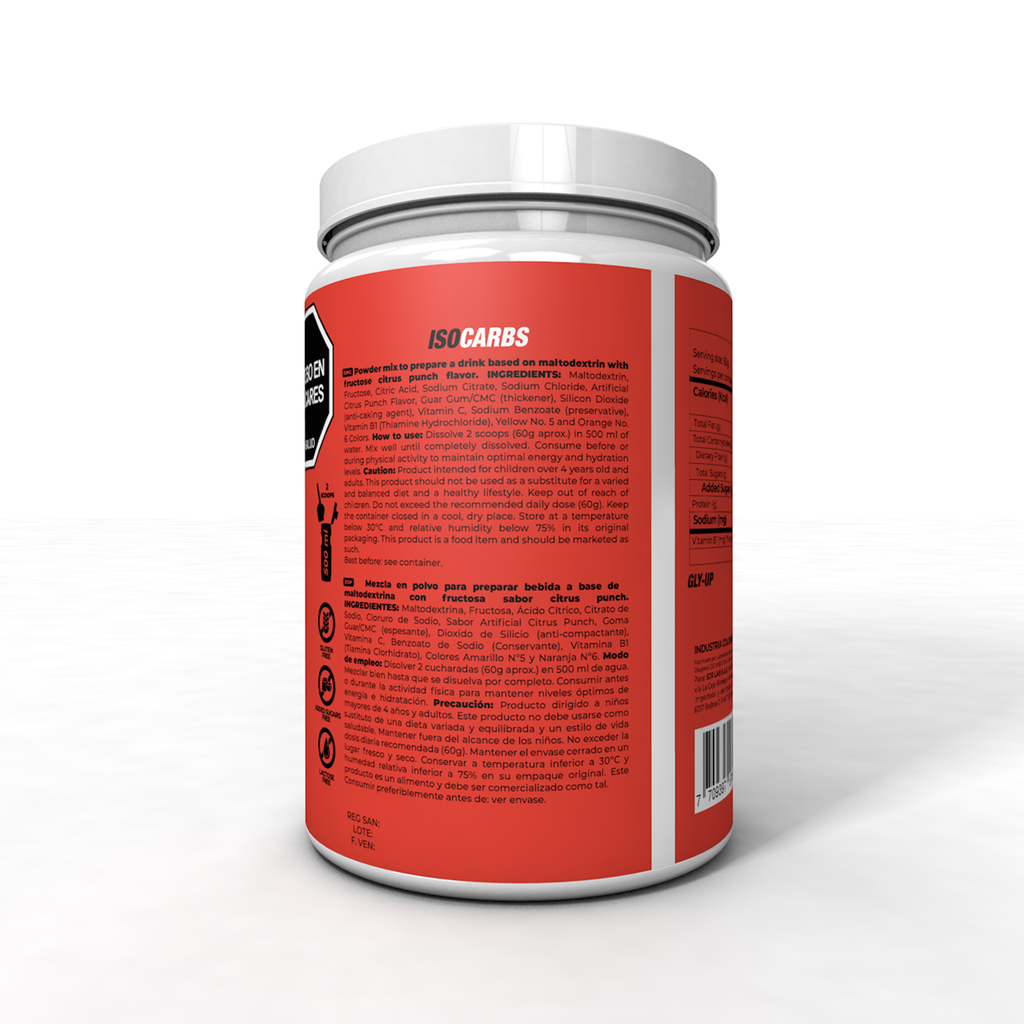 ISOCARBS IBSPORTS  X 850 G SABOR CITRUS PUNCH