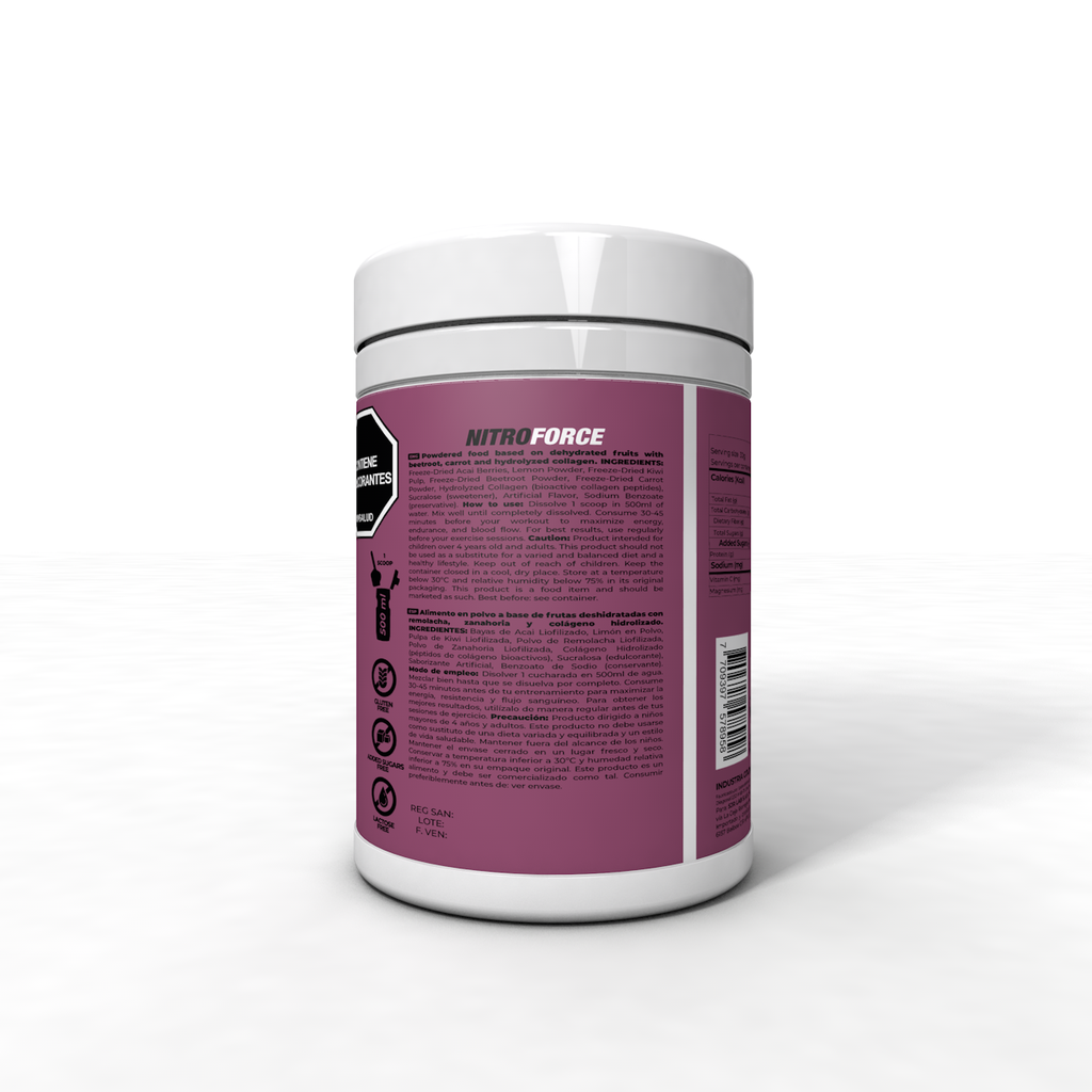 NITROFORCE IBSPORTS REMOLACHA EN POLVO x 400 G