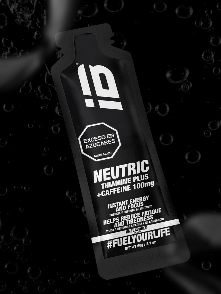 NEUTRIC IBSPORTS GEL CAFEINA 100 MG + TIAMINA x 65 ML SABOR NATURAL