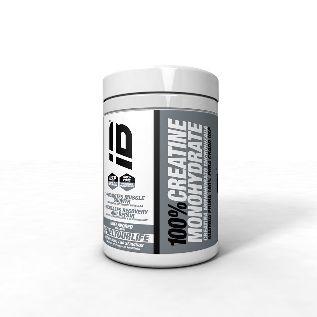 CREATINA MONOHIDRATADA IBSPORTS 100% PURA  x 400 G SIN SABOR