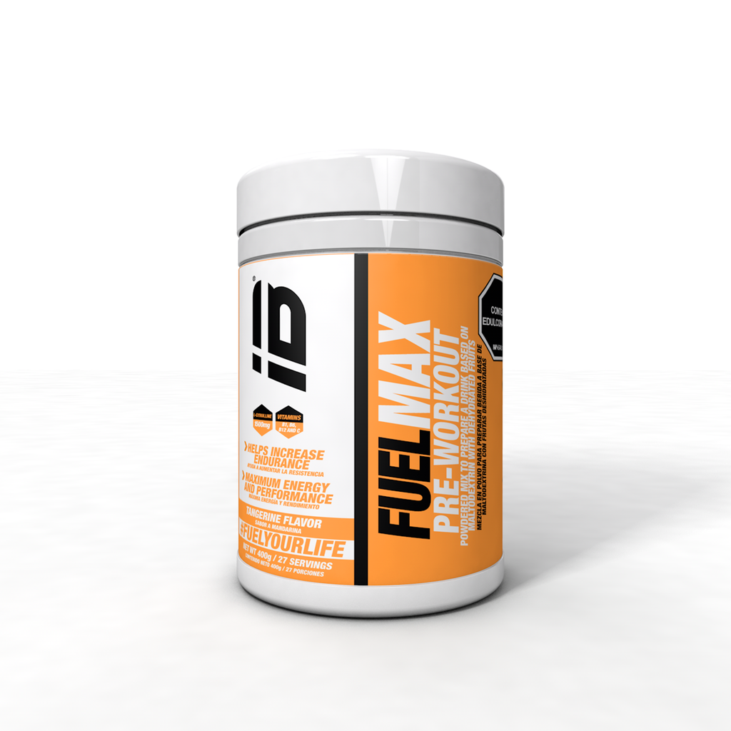 FUELMAX IBSPORTS PRE-WORKOUT x 400 G SABOR MANDARINA
