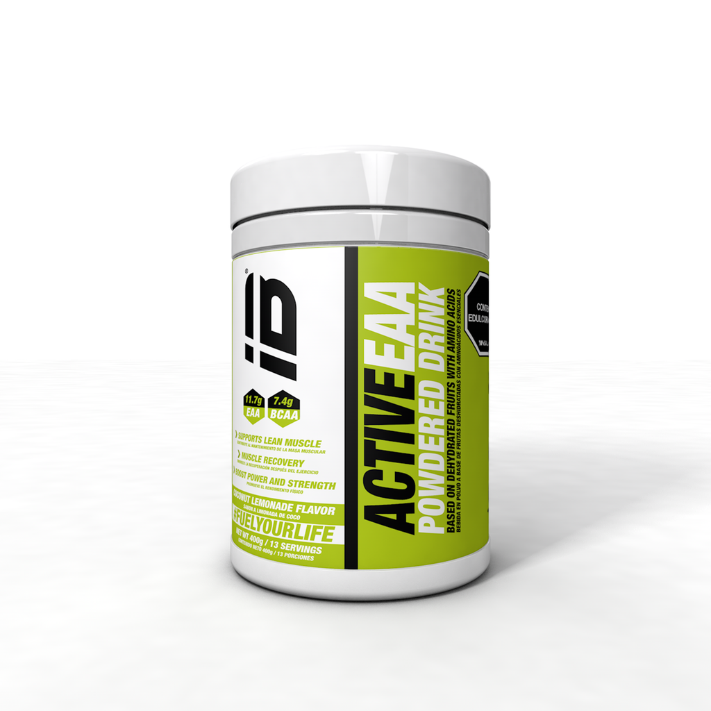 ACTIVE EAA IBSPORTS (AMINOÁCIDOS ESENCIALES) x 400 G SABOR LIMONADA COCO