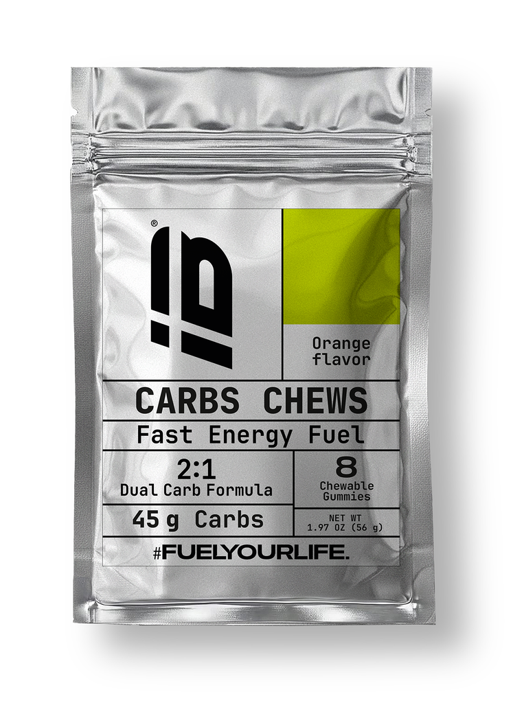 CARBS CHEWS IBSPORTS x 56 G SABOR NARANJA
