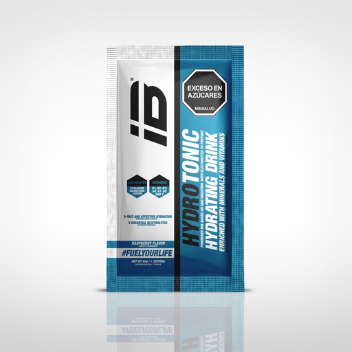 [IBS-7709397578989] HYDROTONIC IBSPORTS BEBIDA HIDRATANTE CON ELECTROLITOS SACHET X 60 G SABOR FRAMBUESA