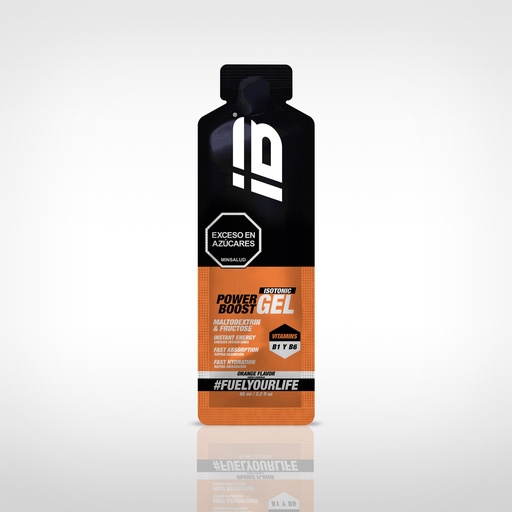 [IBS-7708035129538] POWER BOOST GEL ISOTONICO IBSPORTS x 65 ML SABOR NARANJA