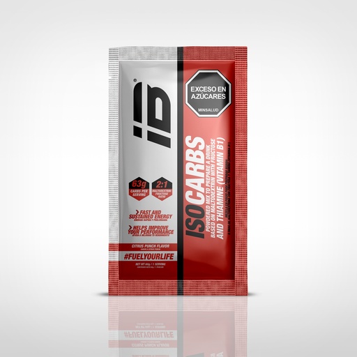 [IBS-7709397578965] ISOCARBS IBSPORTS SACHETS x 60 G SABOR CITRUS PUNCH