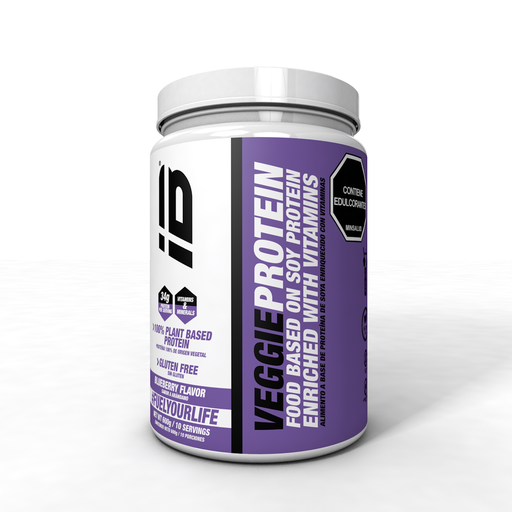 [IBS-7709500774475] VEGGIE PROTEIN IBSPORTS (PROTEINA VEGANA)  x 600 G SABOR BLUEBERRY