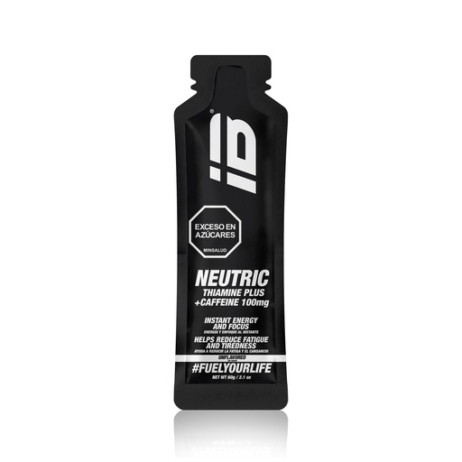 NEUTRIC IBSPORTS GEL CAFEÍNA 100 MG + TIAMINA x 65 ML SABOR NATURAL